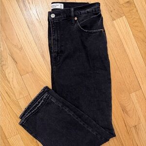 Abercrombie & Fitch The Ankle Straight Ultra High Rise